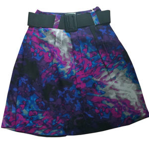 Worthington Belted Pleated-Front Skirt